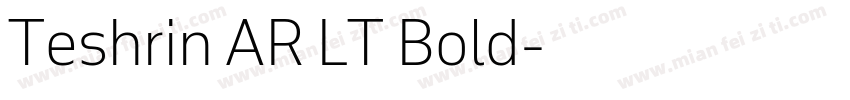 Teshrin AR LT Bold字体转换
